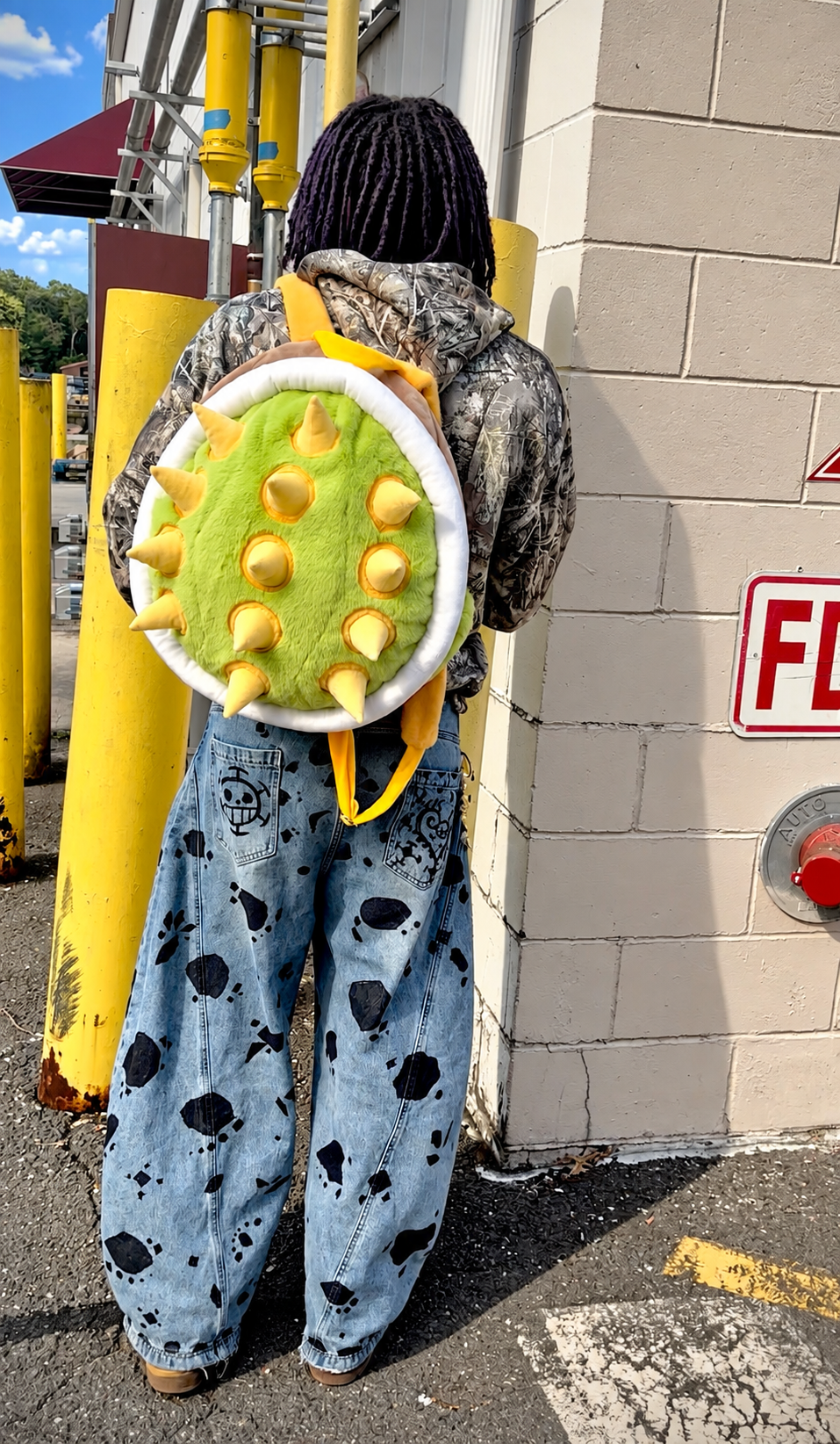 "Furry Turtle" Plush Backpack