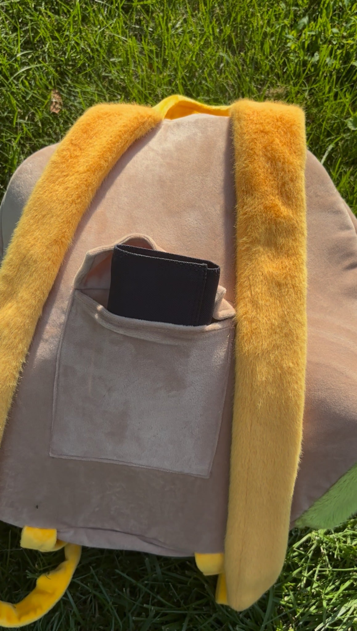 "Furry Turtle" Plush Backpack