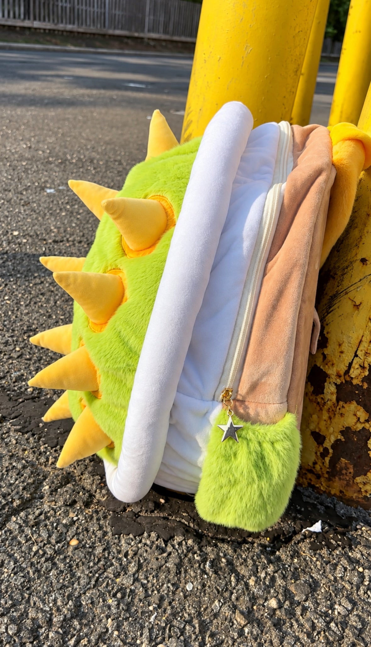"Furry Turtle" Plush Backpack